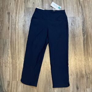 Lady Hagen Capri Pants Navy Blue Pull on Golf Tummy Control Performance Size‎ XS